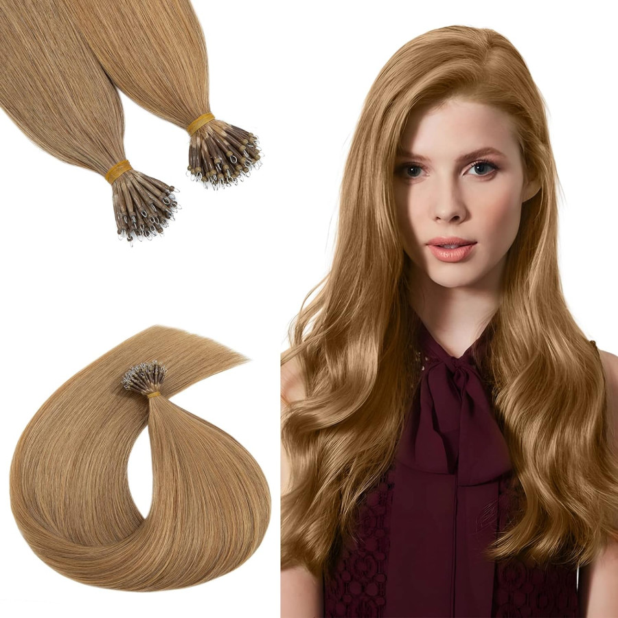 Extensii Nanoring Blond Aluna Extensii Nanoring Blond Aluna
